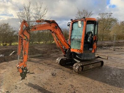 2018 Doosan DX27Z Mini Digger