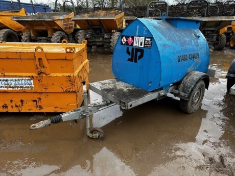 2007 Western Transcube 950Litre Towable Bunded Fuel Tank