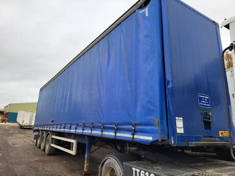 2005 Montracon Triaxle Curtainside Trailer