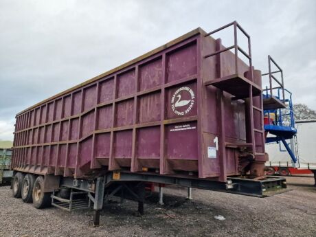 2008 Swan Triaxle Scrap Spec Tipping Trailer