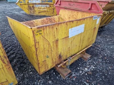 Contact 1500Kg Forklift Tipping Skip - 4