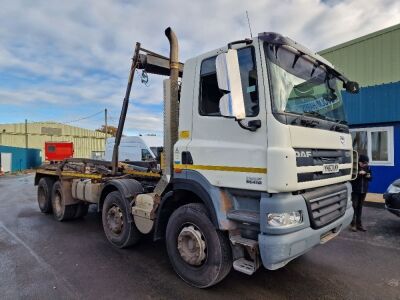 2013 DAF CF85 410 8x4 Hook Loader