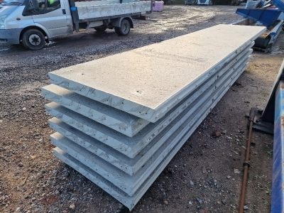 6 x Reinforced Concrete Panels, 4570 x 1000 x 90mm - 2