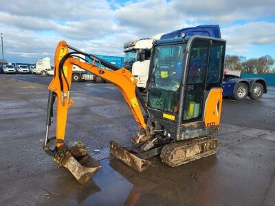 2019 Doosan DX19 Mini Digger - 2