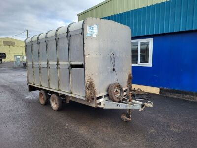 Ifor Williams DP120G-12 Tandem Axle Drawbar Livestock Trailer