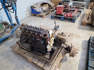 Austin Mini 998 Subframe, Engine & Gearbox