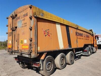 2001 Weightlifter 65yrd³ Alloy Body Tipping Trailer 