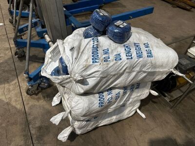 Sacks of 6mm x 3m Blue Rope