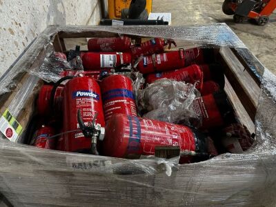 Pallet of Fire Extinguishers