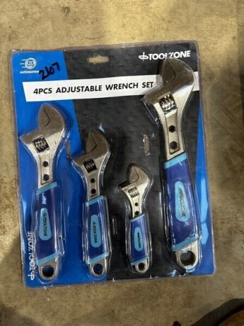 4pc Adjustable Spanner Set