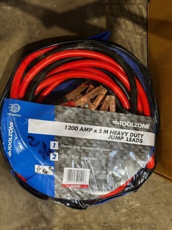 1200amp Heavy Duty Jump Leads 5m Long