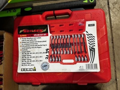 26pc Impact Spline Bit Set