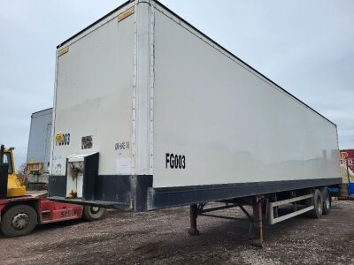 2004 Montracon Tandem Axle Box Van Trailer