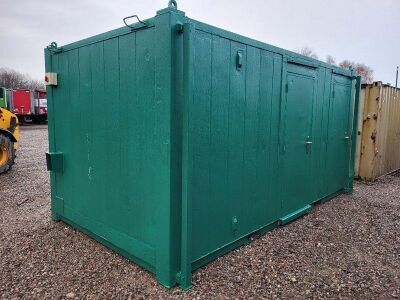 16ft x 9ft Anti Vandal Storage Room + Single Storage