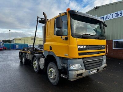 2012 DAF CF 85.360 8x4 Big Hook Loader