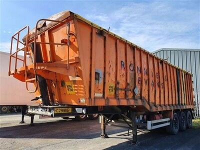 2007 Dennison Weightlifter 65yrd³ Steel Body Scrap Spec Tipping Trailer  - 2