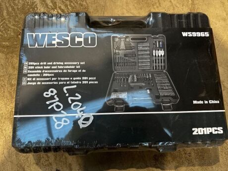 New & Unused Wesco 201pcs Drill Set