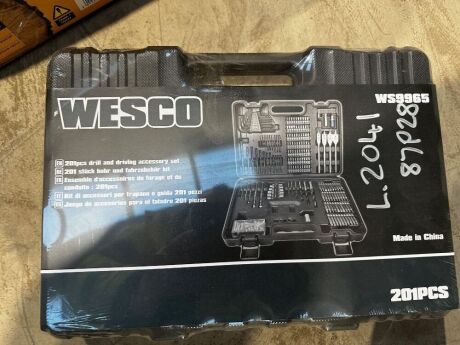 New & Unused Wesco 201pcs Drill Set