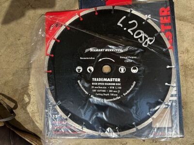 2x 12inch Diamond Cutting Discs