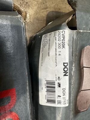 4 Sets of Brake Pads - 4