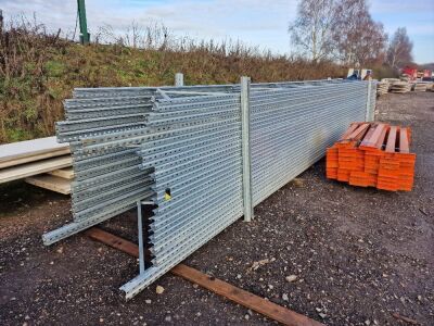 Qty of Pallet Racking Inc 13 x Uprights + Approx 100 Cross Members - 4