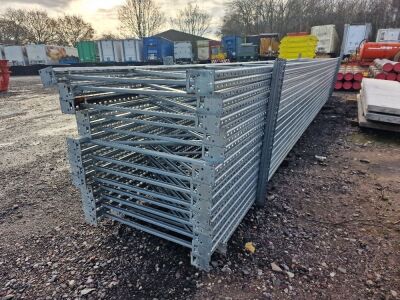 Qty of Pallet Racking Inc 13 x Uprights + Approx 100 Cross Members - 8