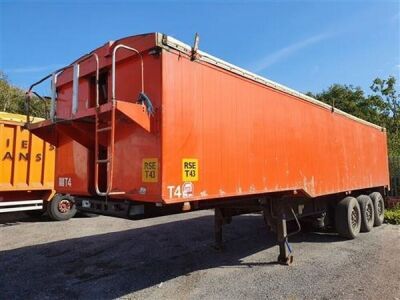 1999 United 60yrd³ Alloy Body Tipping Trailer 