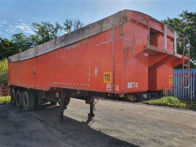 1999 United 60yrd³ Alloy Body Tipping Trailer  - 2