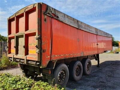 1999 United 60yrd³ Alloy Body Tipping Trailer  - 3