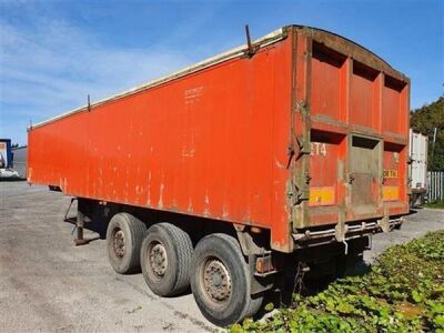 1999 United 60yrd³ Alloy Body Tipping Trailer  - 4