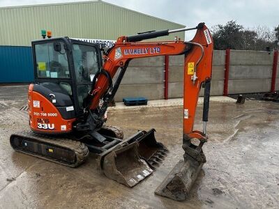 2021 Hitachi ZX33U-6 CLR Mini Digger - 2