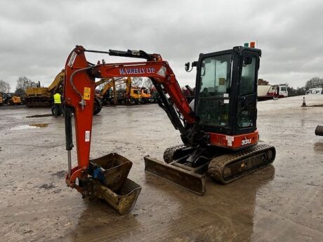 2021 Hitachi ZX33U-6 CLR Mini Digger