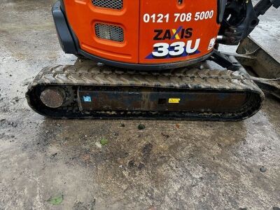 2021 Hitachi ZX33U-6 CLR Mini Digger - 8