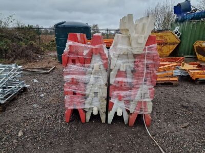 2 x Stacks of Plastic Bollards - 2