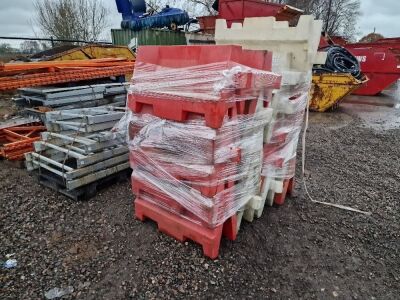 2 x Stacks of Plastic Bollards - 3