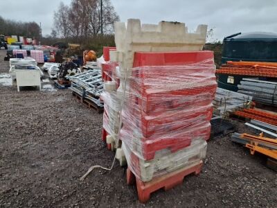 2 x Stacks of Plastic Bollards - 5