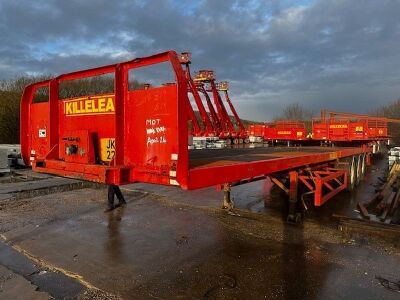 1994 York Triaxle Flat Bed Trailer