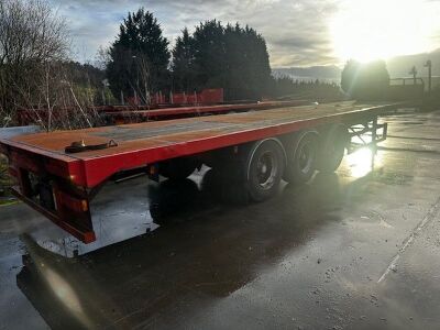 1994 York Triaxle Flat Bed Trailer - 3