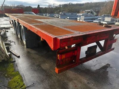 1994 York Triaxle Flat Bed Trailer - 4