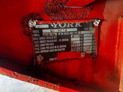 1994 York Triaxle Flat Bed Trailer - 5