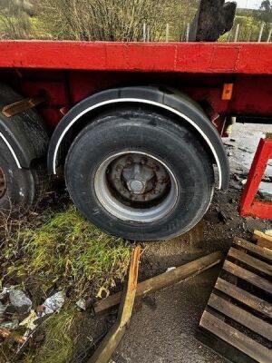 1994 Crane Fruehauf Triaxle Flat Bed Trailer - 9