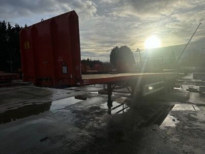 2008 SDC Triaxle Extending Flat Bed Trailer - 2