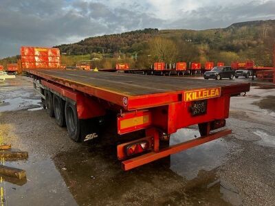 2008 SDC Triaxle Extending Flat Bed Trailer - 3