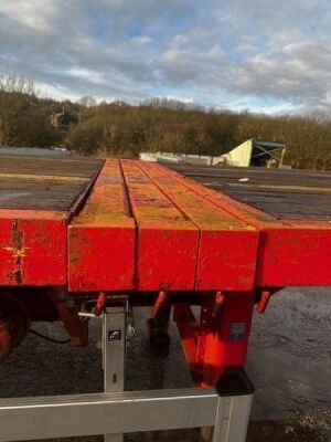 2008 SDC Triaxle Extending Flat Bed Trailer - 4