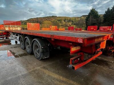 2005 SDC Triaxle Extending Flat Bed Trailer - 4