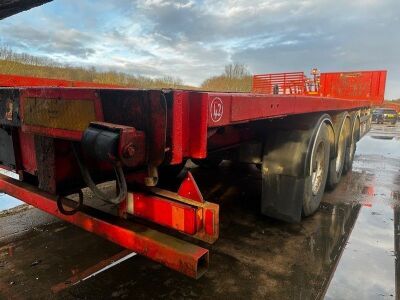 2002 SDC Triaxle Flat Bed Trailer - 4