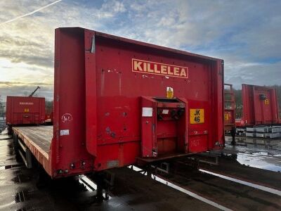 2002 Montracon Triaxle Flat Bed Trailer - 2