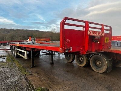 2002 SDC Triaxle Flat Bed Trailer