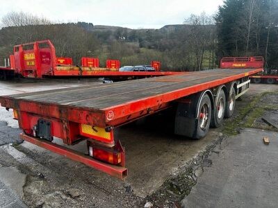 2002 SDC Triaxle Flat Bed Trailer - 4