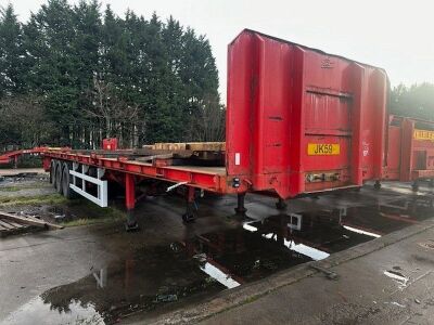 2007 Montracon Triaxle Extender Flat Trailer